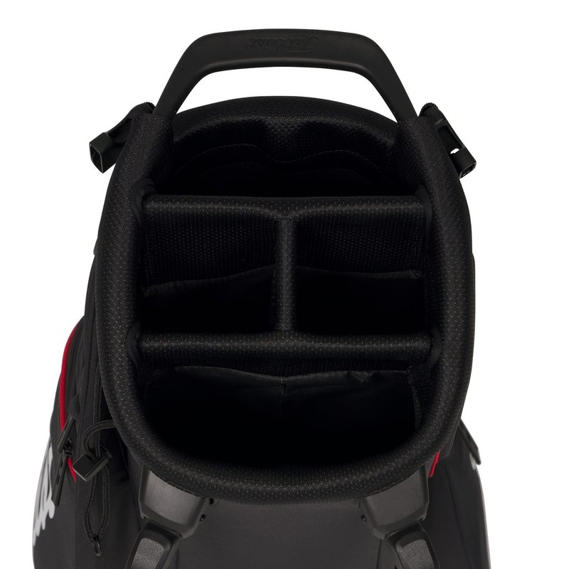 Titleist Players S4 stand bag, black/red/white