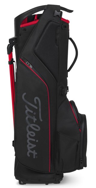 Titleist Hybrid 14 StaDry stand bag, černo/červený