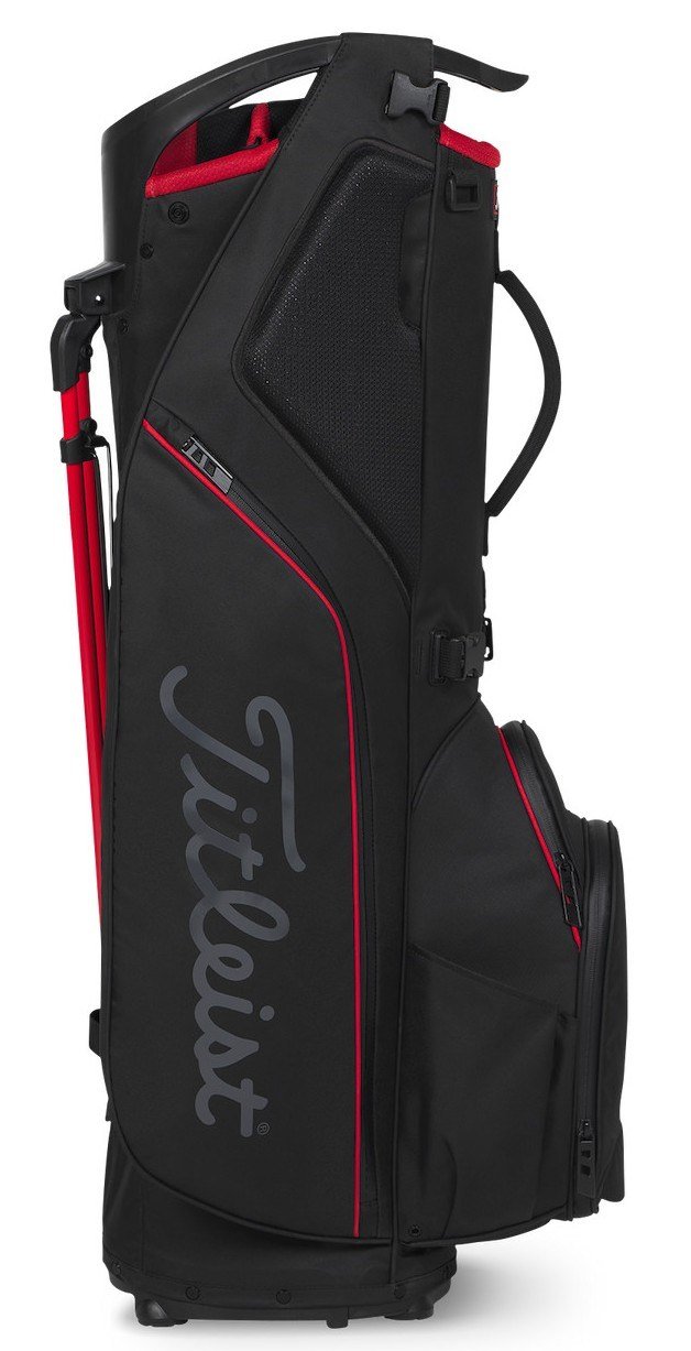 Titleist Hybrid 14 StaDry stand bag, černo/červený