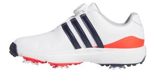 Adidas Tour360 24 Boa dětské golfové boty, bílo/modro/červené