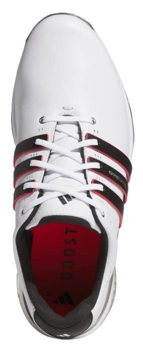 Adidas Tour360 25 Spikeless pánské golfové boty, bílo/černé