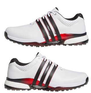 Adidas Tour360 25 Spikeless pánské golfové boty, bílo/černé