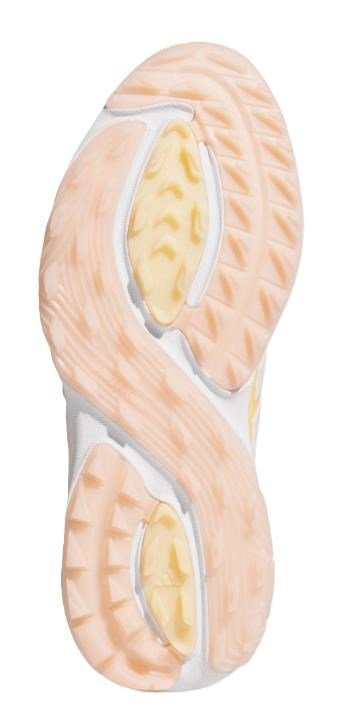Adidas Adipower 26 Spikeless dámské golfové boty, cloud white/blush pink/ice tangerine