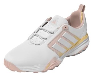 Adidas Adipower 26 Spikeless dámské golfové boty, cloud white/blush pink/ice tangerine