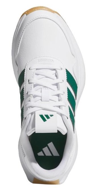 Adidas S2G 26 Spikeless dětské golfové boty, bílo/zelené