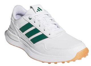 Adidas S2G 26 Spikeless dětské golfové boty, bílo/zelené