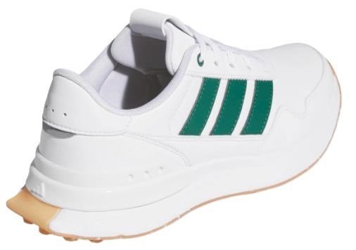 Adidas S2G 26 Spikeless dětské golfové boty, bílo/zelené