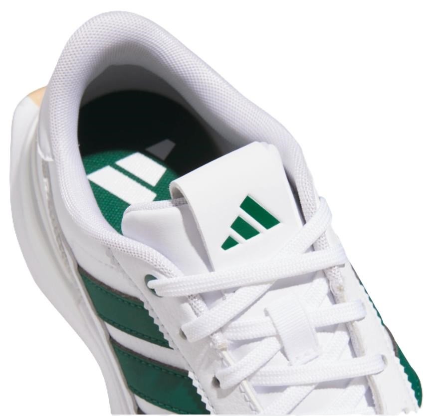 Adidas S2G 26 Spikeless dětské golfové boty, bílo/zelené