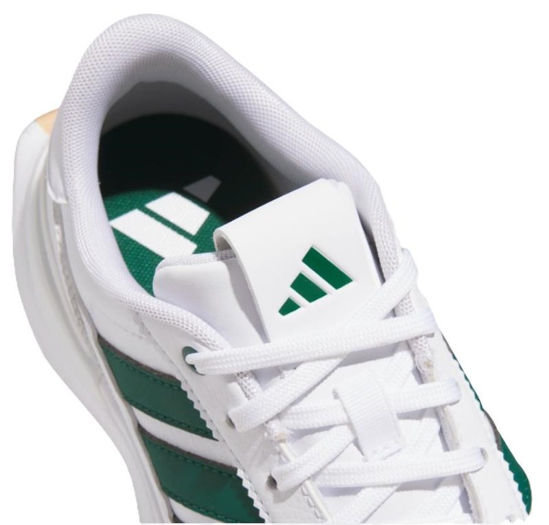Adidas S2G 26 Spikeless dětské golfové boty, bílo/zelené