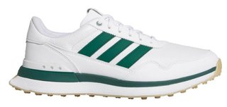 Adidas S2G 26 Leather Spikeless pánské golfové boty, bílo/zelené