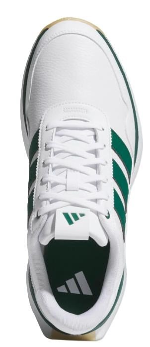 Adidas S2G 26 Leather Spikeless pánské golfové boty, bílo/zelené