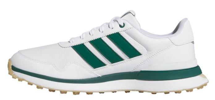 Adidas S2G 26 Leather Spikeless pánské golfové boty, bílo/zelené
