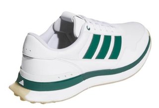 Adidas S2G 26 Leather Spikeless pánské golfové boty, bílo/zelené