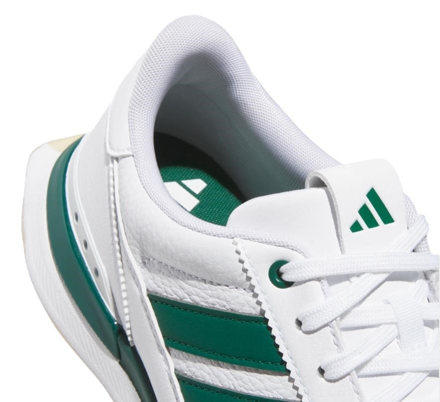 Adidas S2G 26 Leather Spikeless pánské golfové boty, bílo/zelené