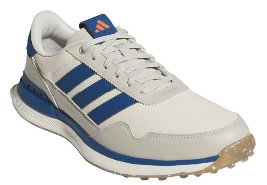 Adidas S2G 26 Leather Spikeless pánské golfové boty, chalk white/dusky petrol/beige