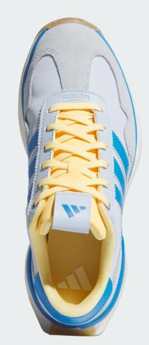 Adidas S2G 26 Textile Spikeless dámské golfové boty, crystal sky/lucid ray blue/ice tangerine
