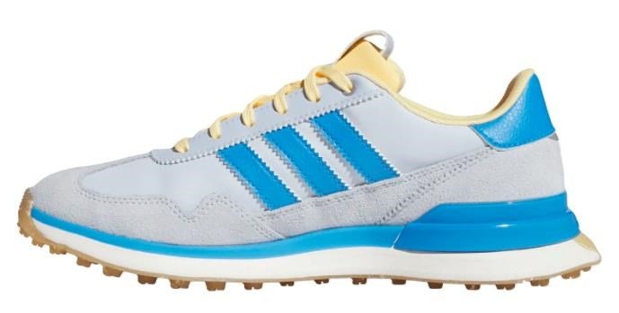 Adidas S2G 26 Textile Spikeless dámské golfové boty, crystal sky/lucid ray blue/ice tangerine