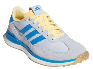 Adidas S2G 26 Textile Spikeless dámské golfové boty, crystal sky/lucid ray blue/ice tangerine