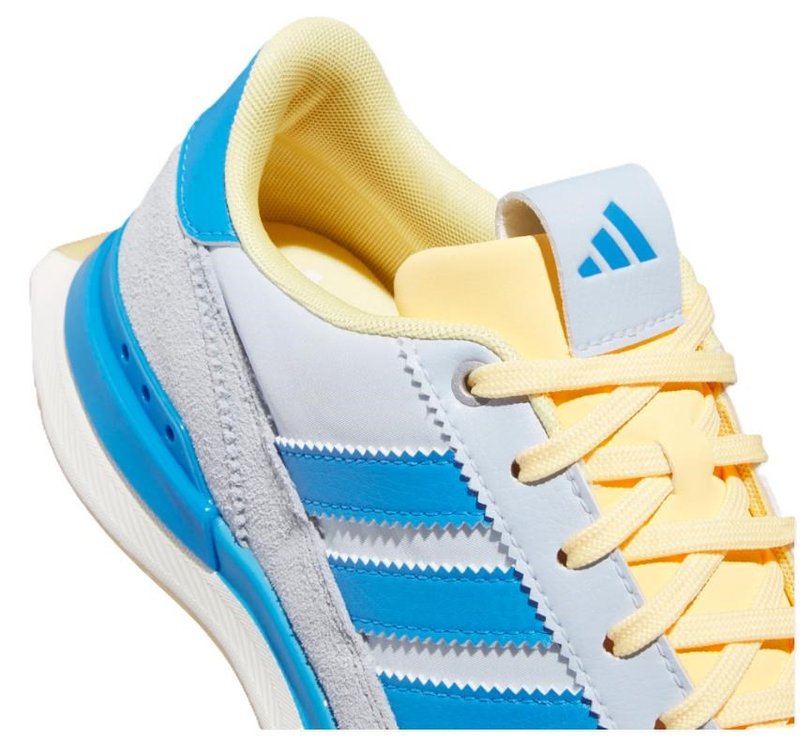 Adidas S2G 26 Textile Spikeless dámské golfové boty, crystal sky/lucid ray blue/ice tangerine