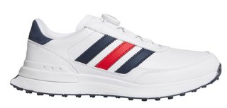 Adidas S2G 26 Boa pánské golfové boty, bílo/modro/červené