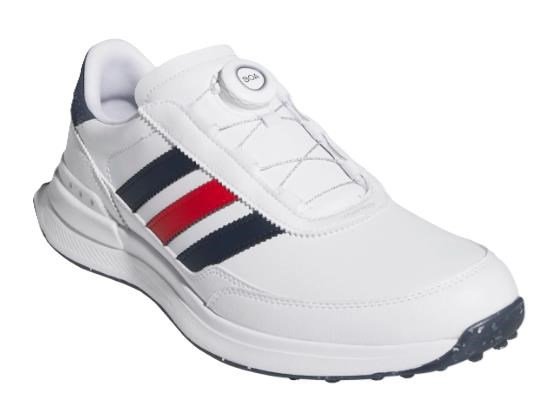 Adidas S2G 26 Boa pánské golfové boty, bílo/modro/červené