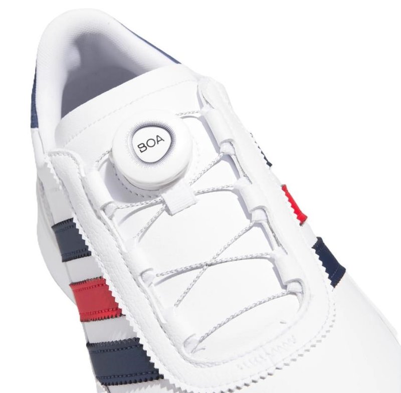 Adidas S2G 26 Boa pánské golfové boty, bílo/modro/červené