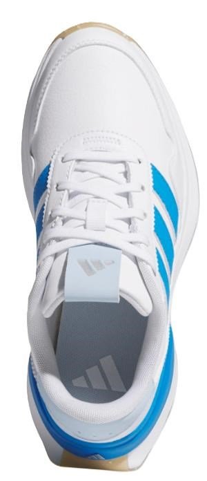 Adidas S2G 26 Spikeless dětské golfové boty, bílo/modré