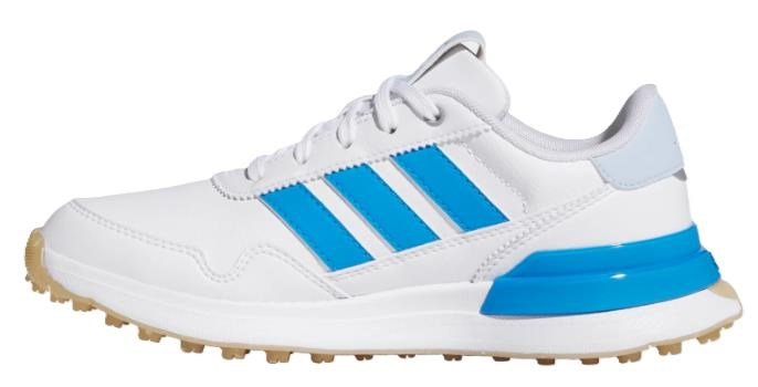 Adidas S2G 26 Spikeless dětské golfové boty, bílo/modré