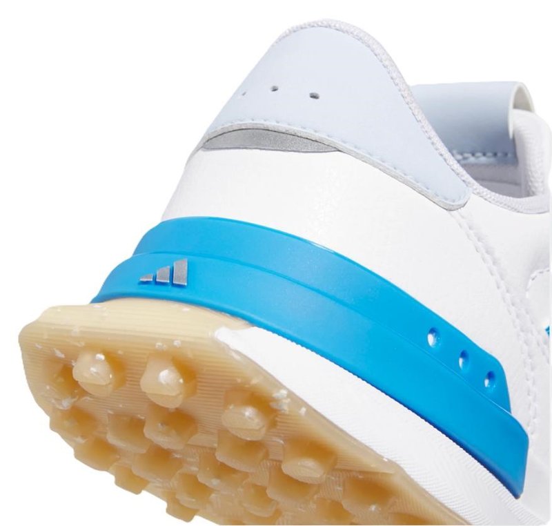 Adidas S2G 26 Spikeless dětské golfové boty, bílo/modré