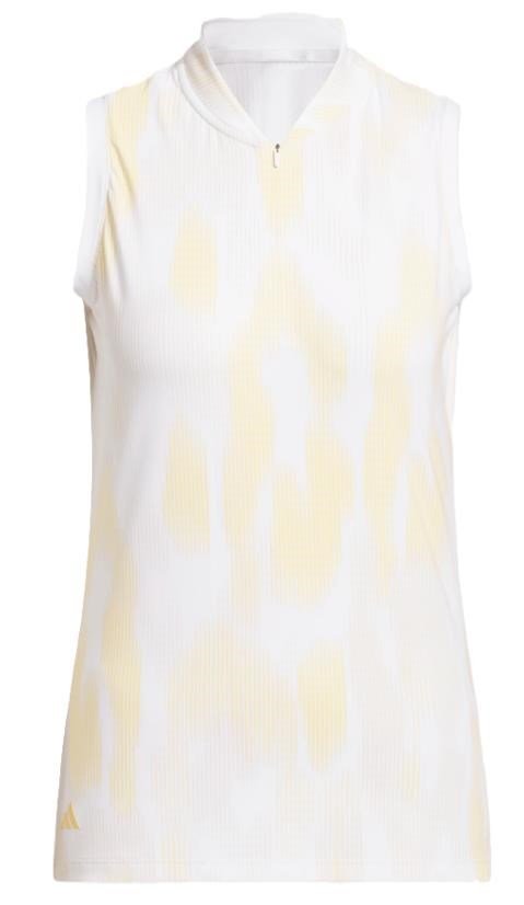 Adidas Ultimate365 Tour Printed Sleeveless polo bez rukávů, seicta