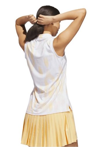 Adidas Ultimate365 Tour Printed Sleeveless polo bez rukávů, seicta