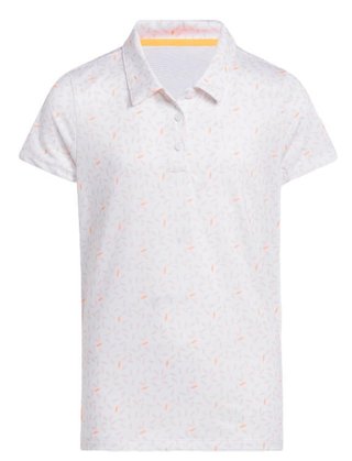 Adidas Print dětské polo, bílé