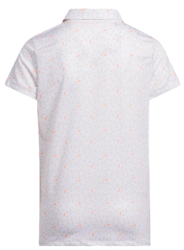 Adidas Print dětské polo, bílé