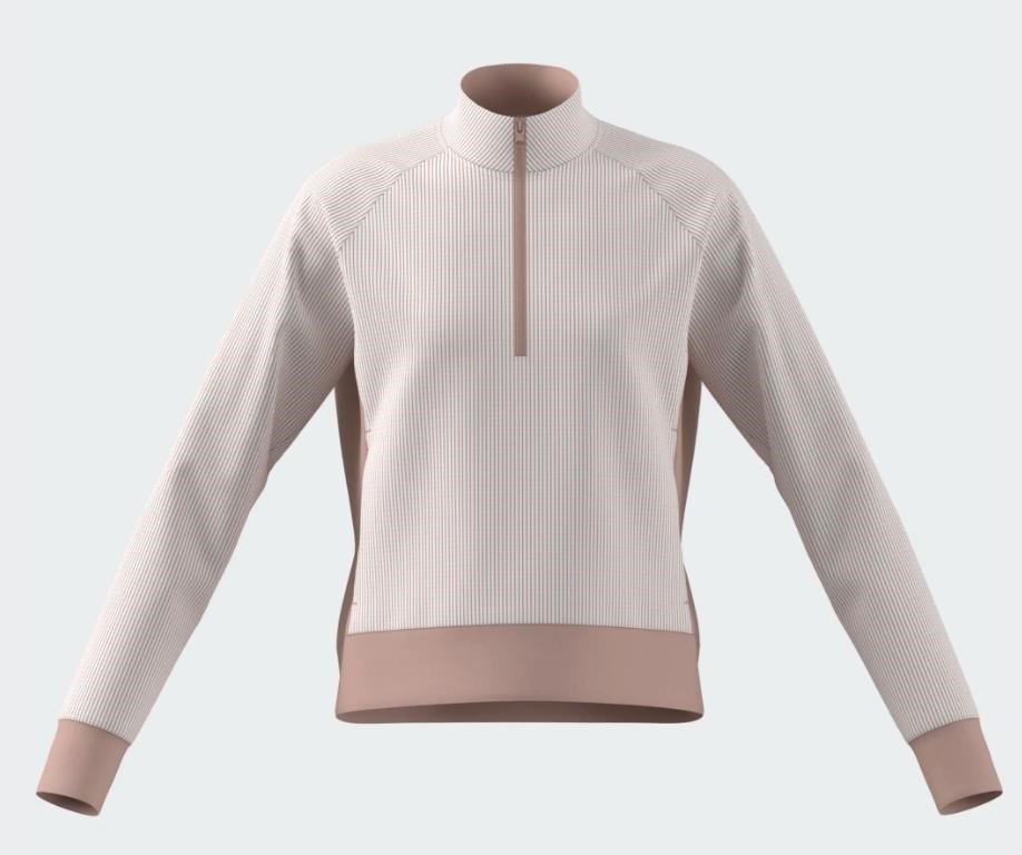 Adidas Textured Layer dětské polo, růžové