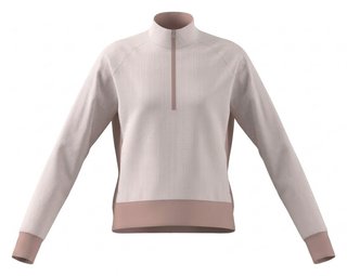 Adidas Textured Layer dětská mikina, blush pink