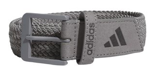 Adidas Braided Stretch pánský opasek, šedý