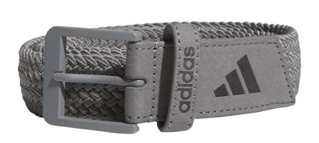 Adidas Braided Stretch pánský opasek, šedý