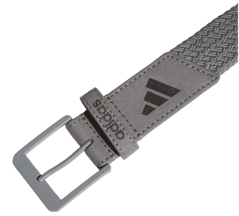 Adidas Braided Stretch pánský opasek, šedý
