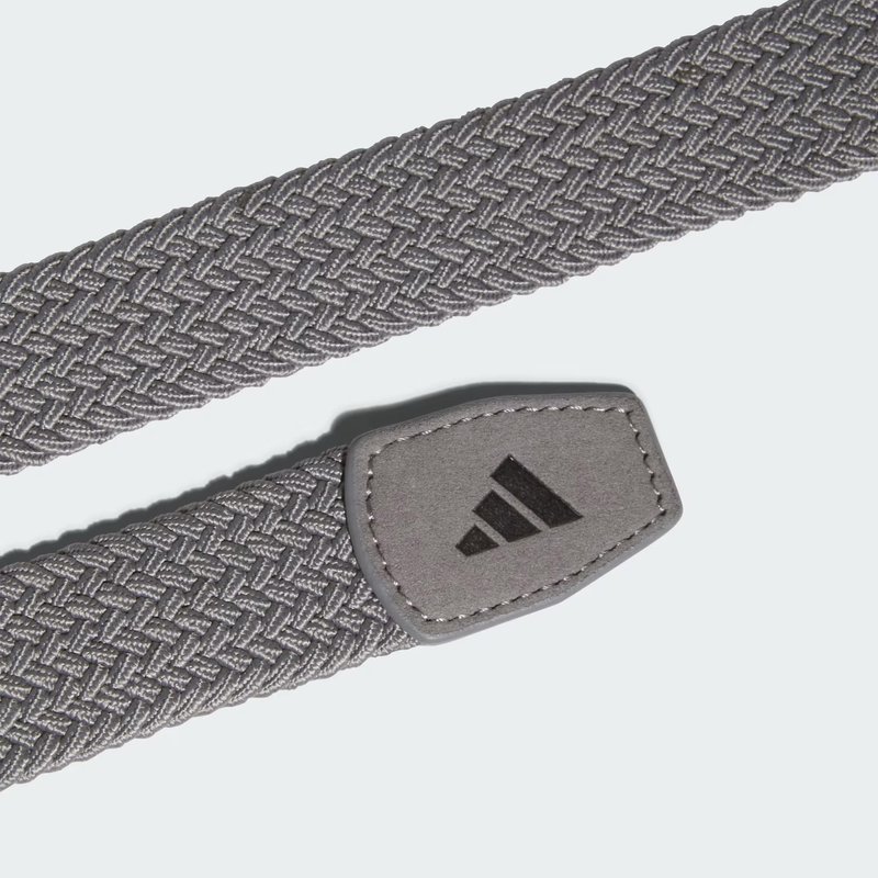 Adidas Braided Stretch pánský opasek, šedý