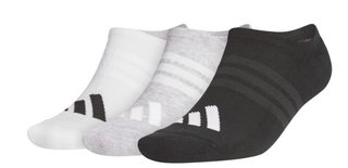 Adidas No Show pánské ponožky, mix barev, 3páry