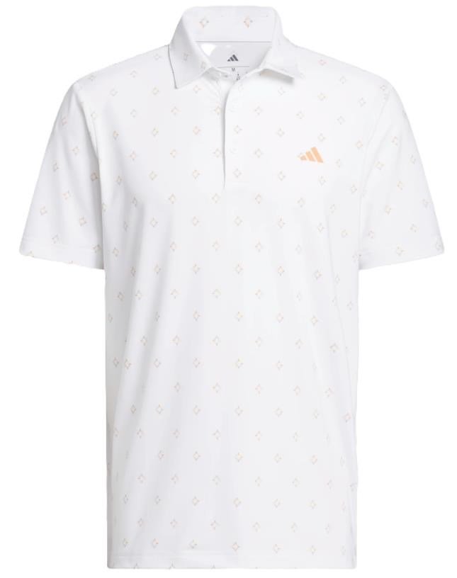 Adidas Ultimate365 Essence Print pánské polo, bílé