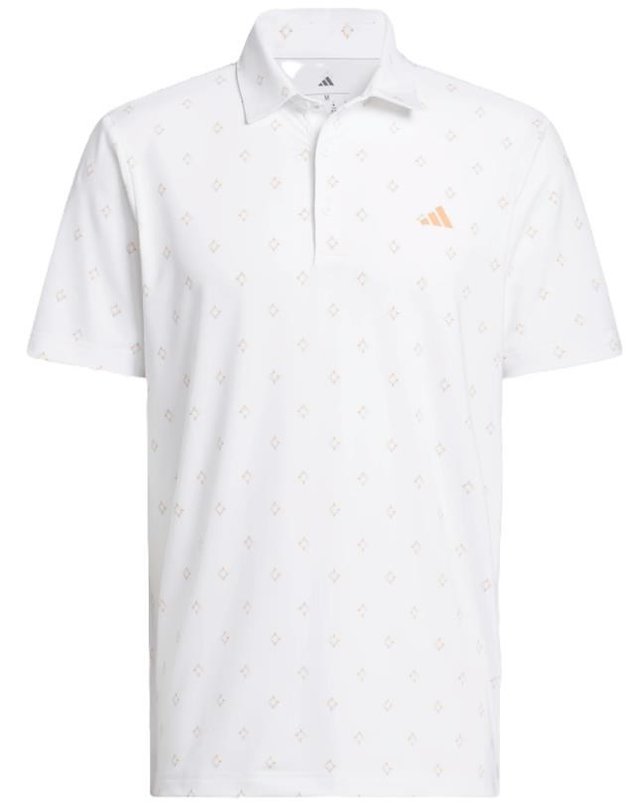 Adidas Ultimate365 Essence Print pánské polo, bílé