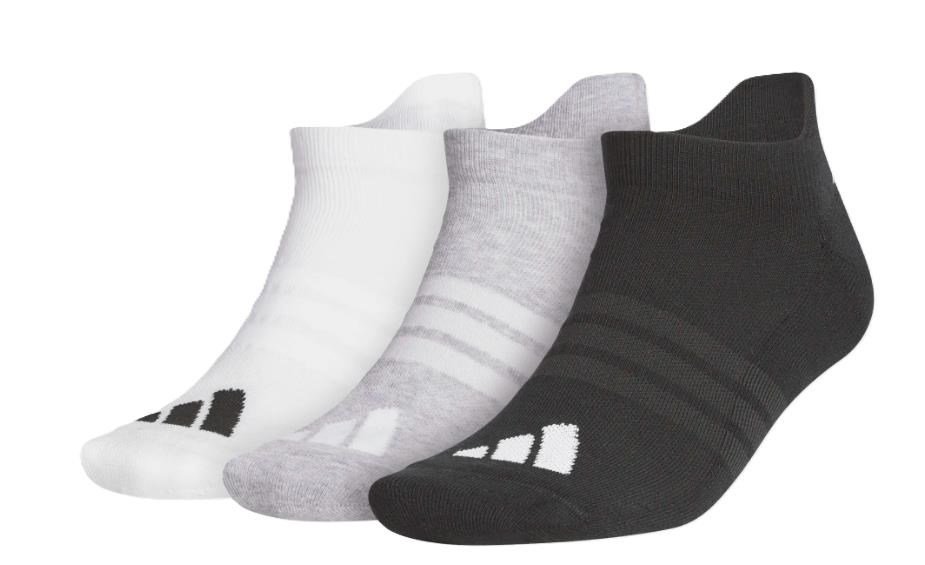 Adidas Tour Ankle pánské ponožky, 3 páry, bílé/šedé/černé