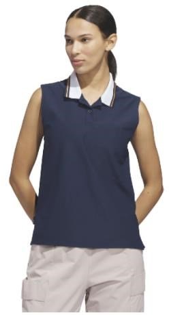 Adidas Beyond The Course Twistknit dámské polo, tmavě modré