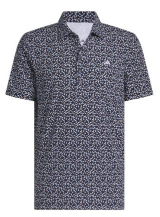 Adidas Ultimate+ Print pánské polo, tmavě modro/bílé