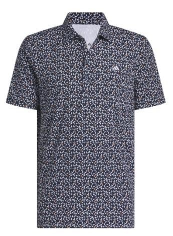 Adidas Ultimate+ Print pánské polo, tmavě modro/bílé