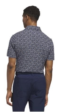 Adidas Ultimate+ Print pánské polo, tmavě modro/bílé