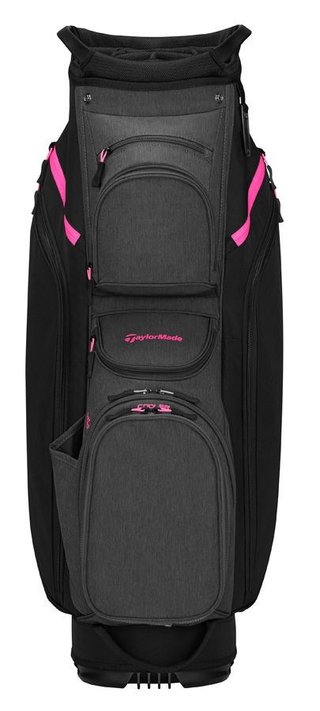 TaylorMade Cart Lite cart bag, černo/šedo/neon růžový