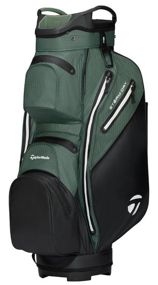 TaylorMade Storm Dry cart bag, černý/dark sage