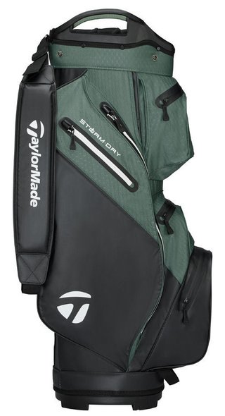 TaylorMade Storm Dry cart bag, černý/dark sage
